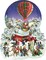 Sunsout Old Fashioned Snow Globe 1000 pc Special Shape Christmas Jigsaw Puzzle 96087